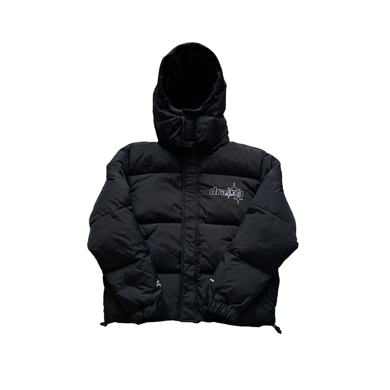 Drama Call Detachable Puffer - (BLACK)