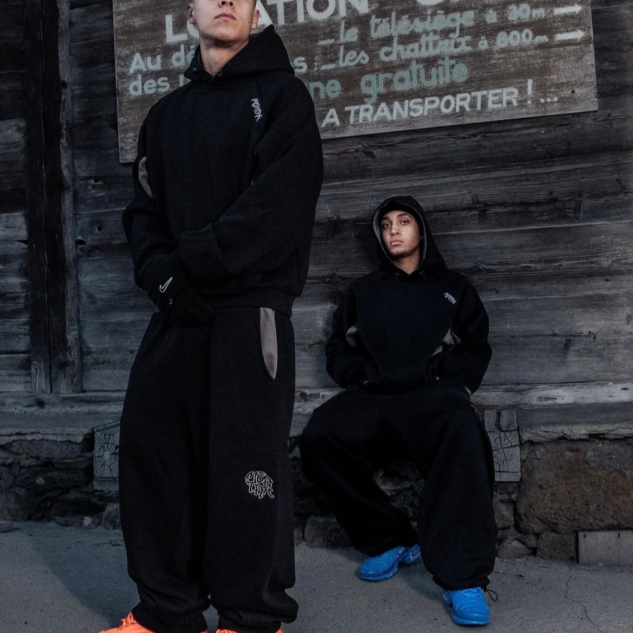 Mertra Bigstep Hoodie - (BLACK/GREY)