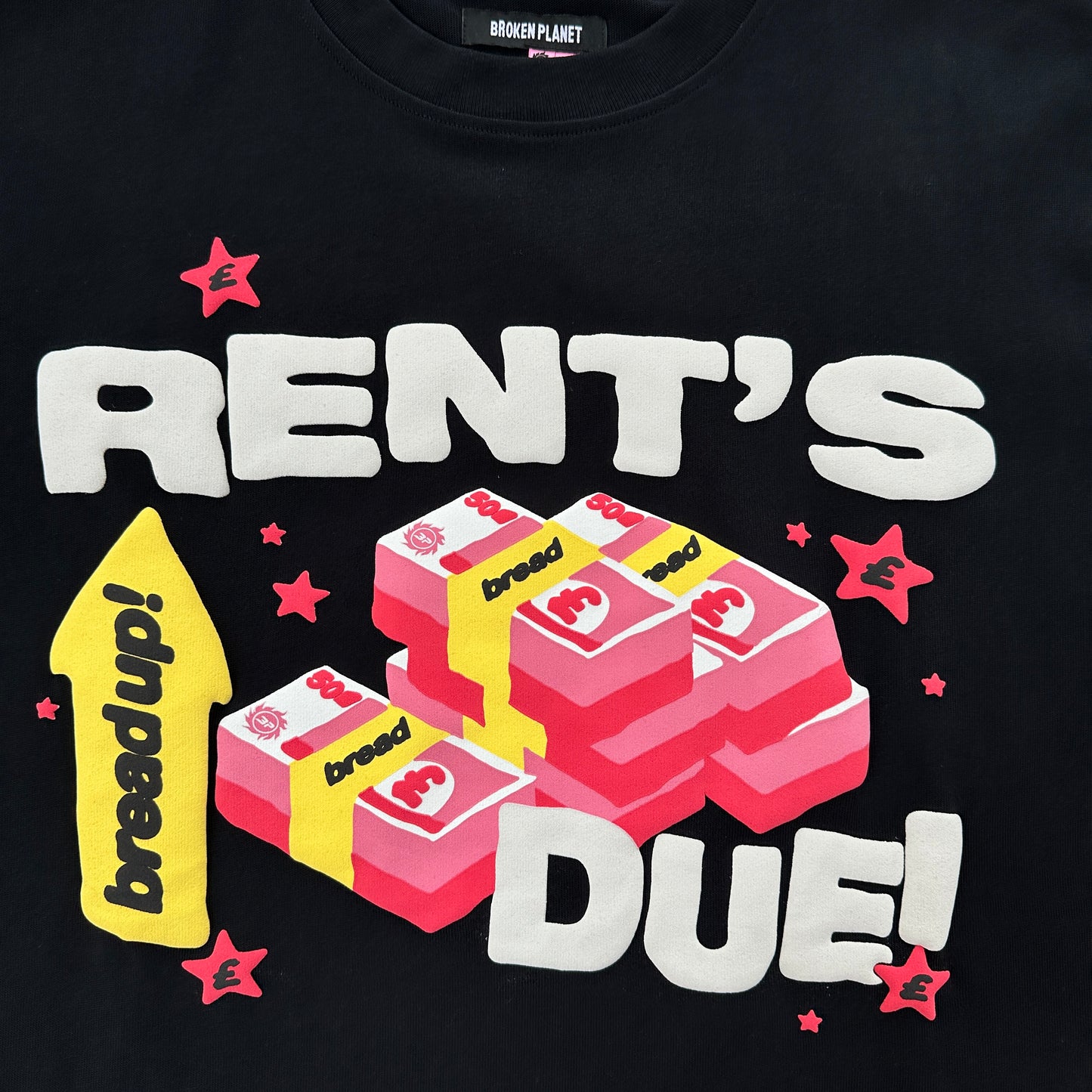 Broken Planet Rent's Due Tee - (BLACK)