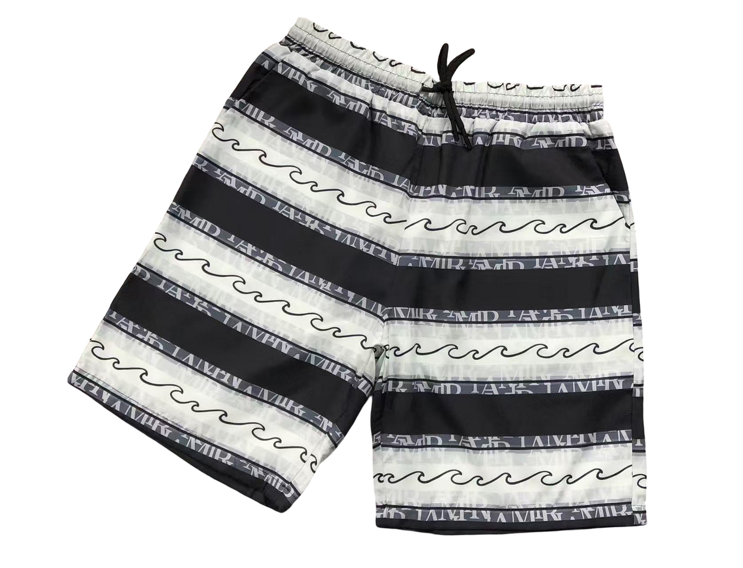 AMIRI Waves Short Set - (BLACK)