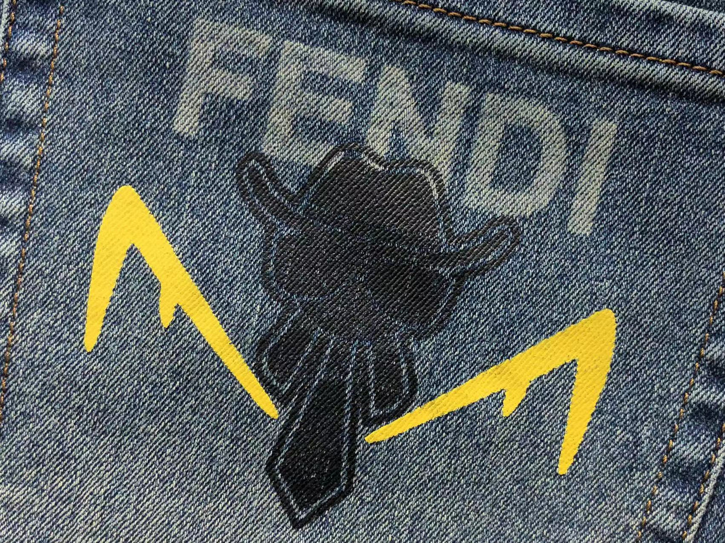 Fendi Secret Denim Jeans - (BLACK)
