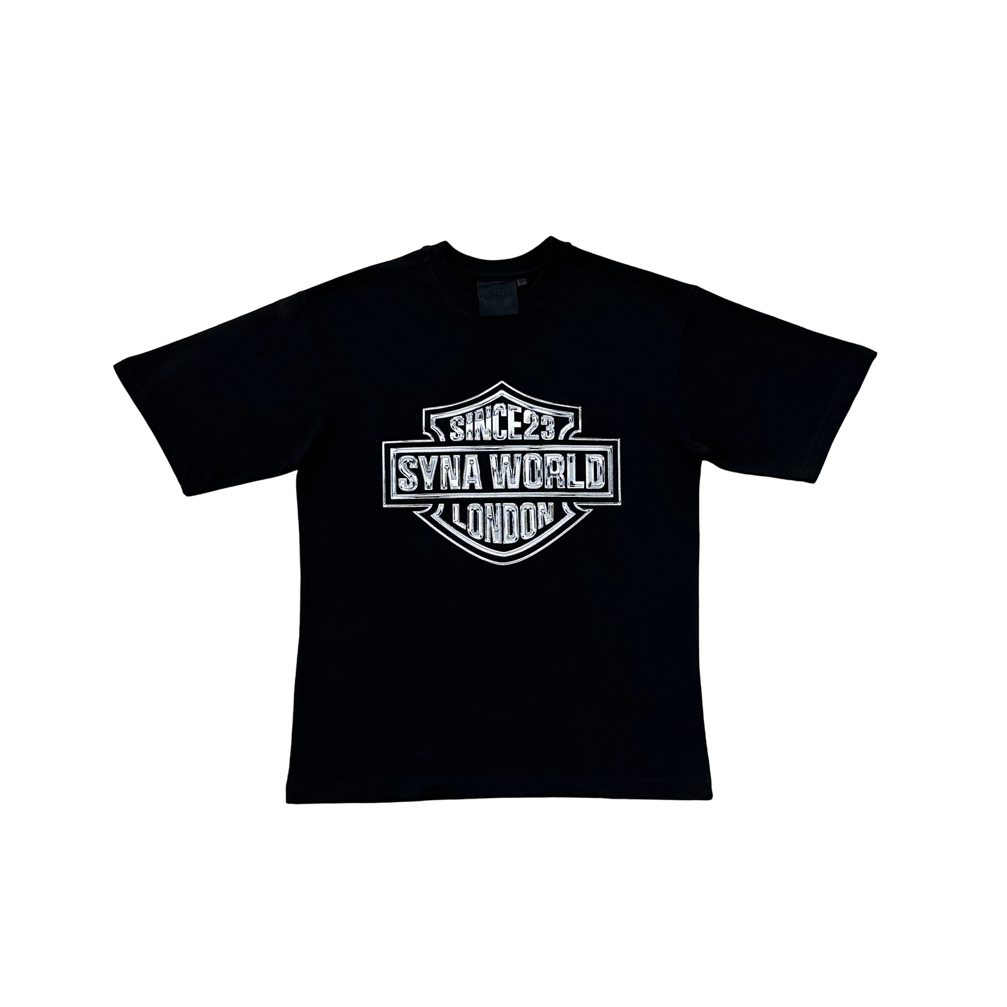 Syna World Chrome Badge Tee - (BLACK)