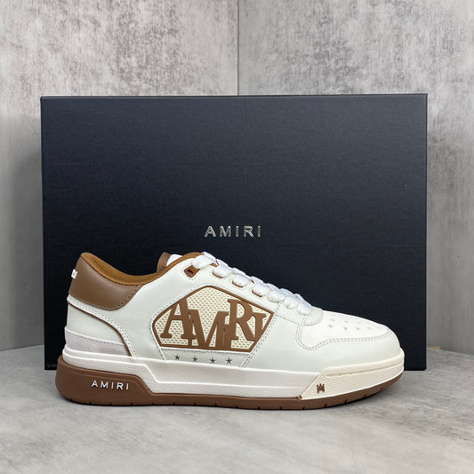 AMIRI Classic Low Brown White