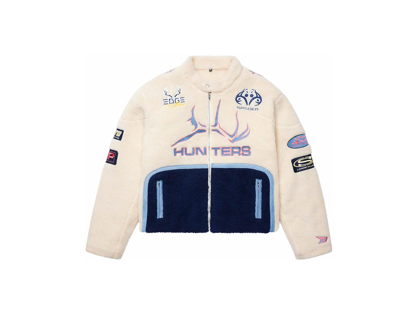 Sp5der Sherpa Hunter Jacket - (WHITE)