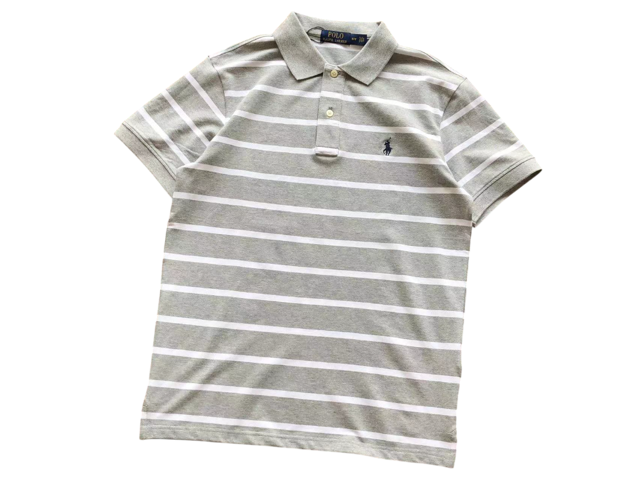 Ralph Lauren Multi Stripes Polo - (GREY/WHITE)