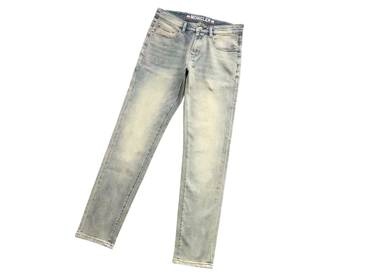 Moncler French Denim Jeans - (LIGHT BLUE)