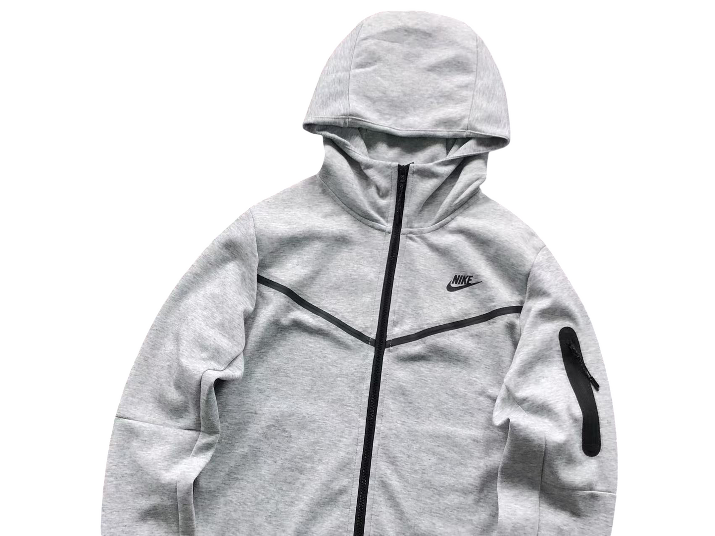 Nike Tech Fleece 2024 Zip Hoodie - (GREY)