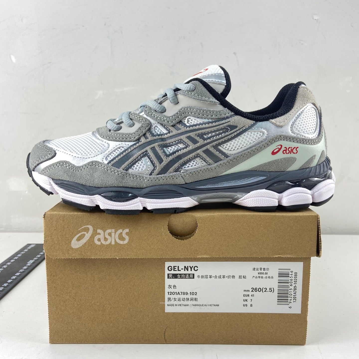 ASICS Gel-NYC White Steel Grey