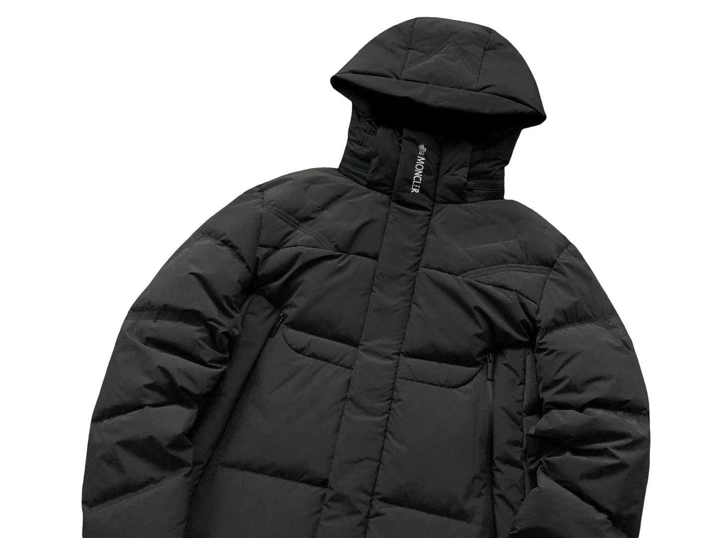 Moncler Technical Down Jacket - (BLACK)