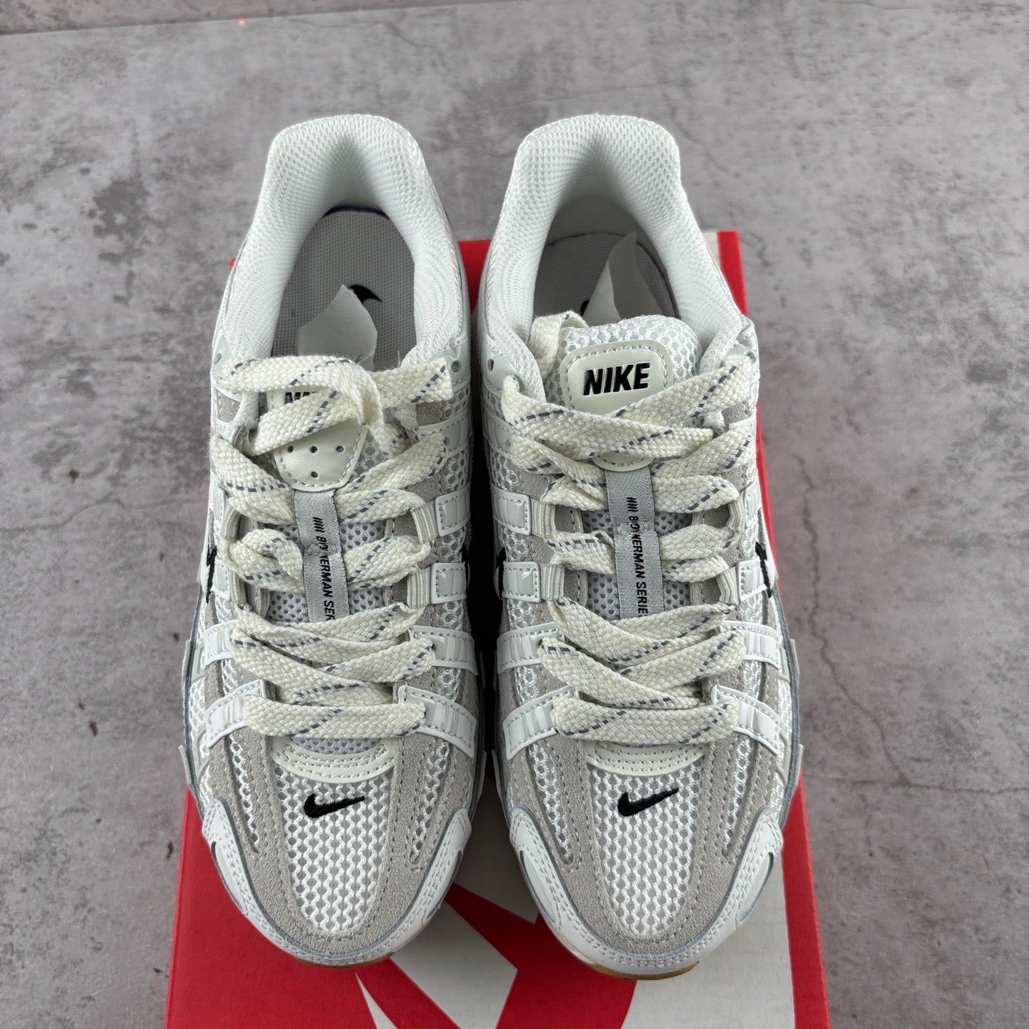 Nike P-6000 White Light Grey Cream