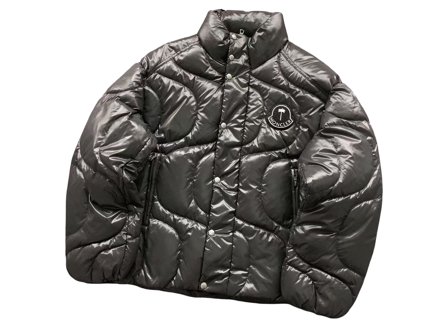 Moncler x Palm Angels Haunani Down Jacket - (GREY)