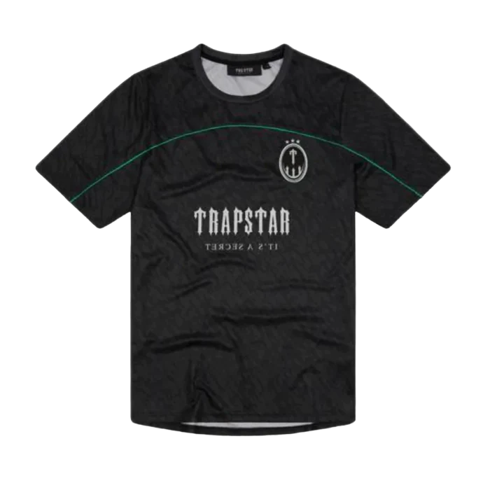 Trapstar Monogram Jersey - (BLACK/GREEN)