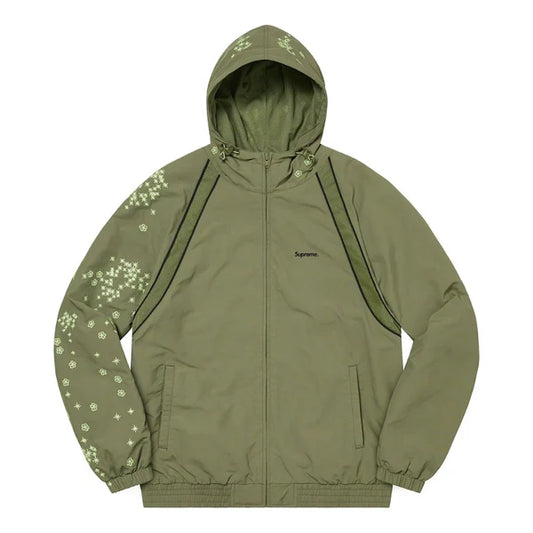 Supreme AOI Glow-In-The-Dark Shell Suit Jacket - (KHAKI)