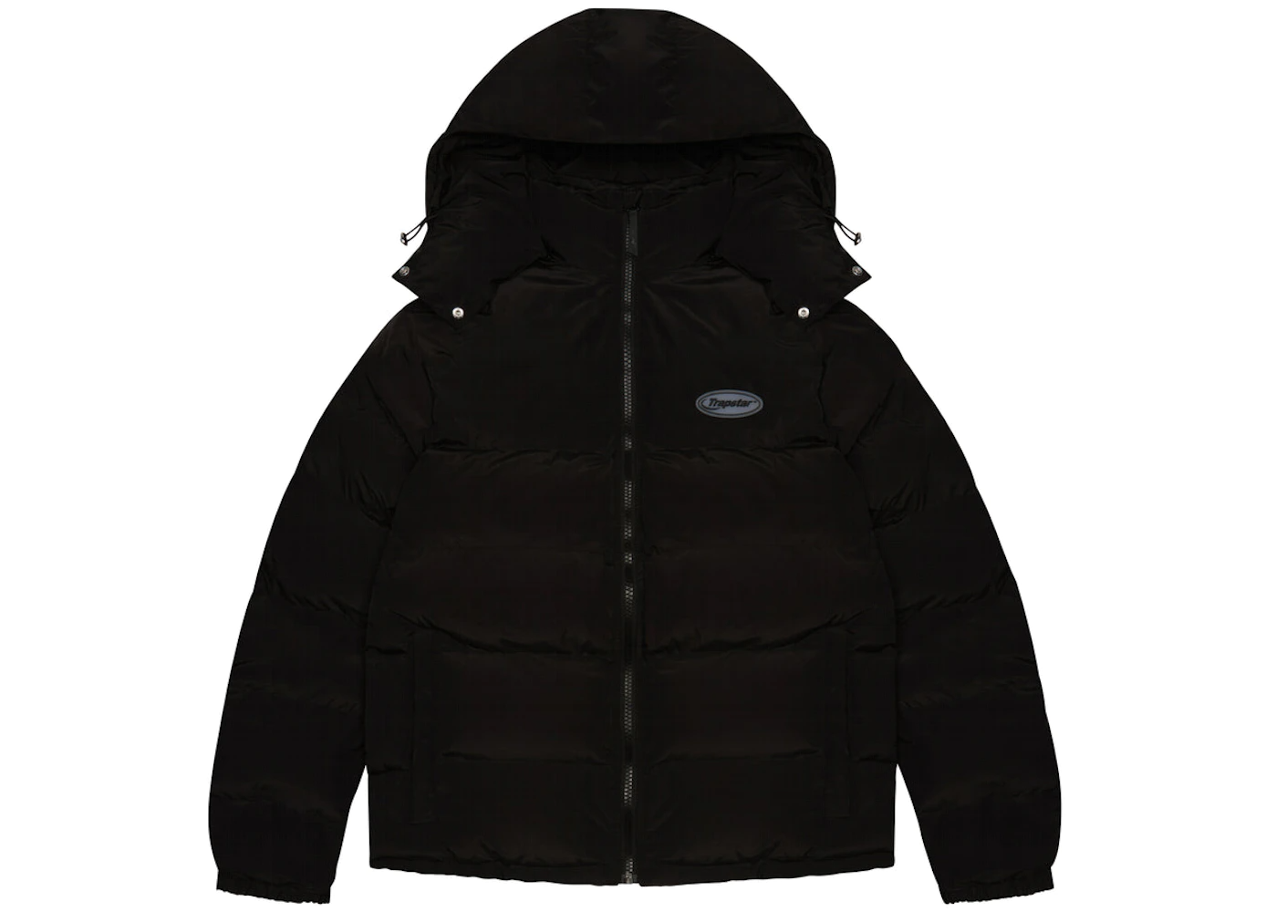 Trapstar Hyperdrive Detachable Hooded Puffer Jacket - (TRIPLE BLACK)