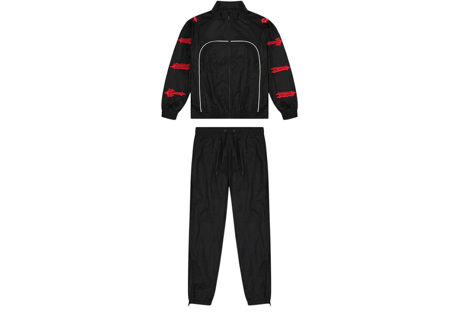 Trapstar Irongate T Shellsuit 2.0 - (BLACK/RED)
