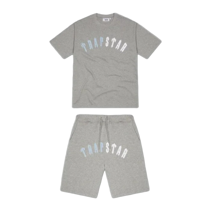 Trapstar Irongate Arch Short Set - (GREY ICE EDITION)