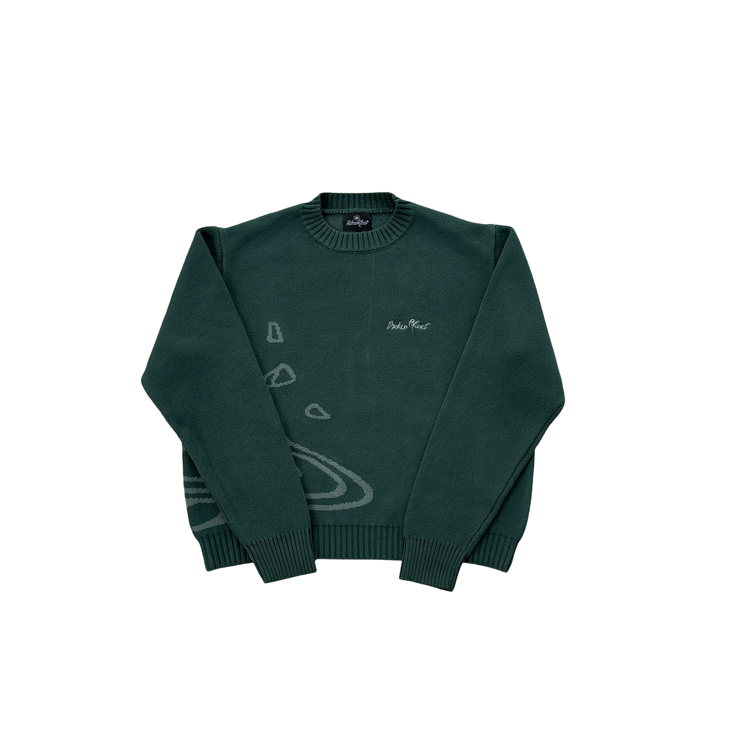 Broken Planet Outer Space Sweater - (GREEN)