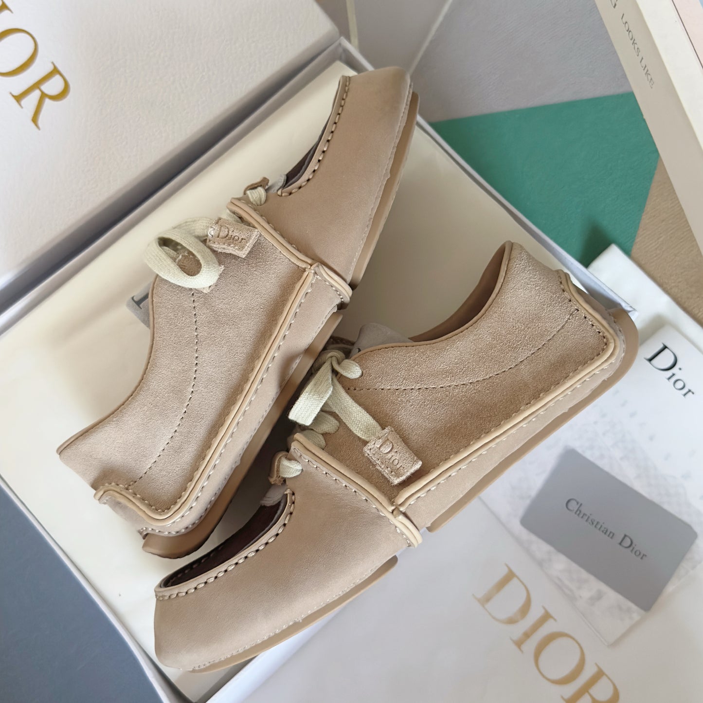 Dior Roadie Low Cream Brown