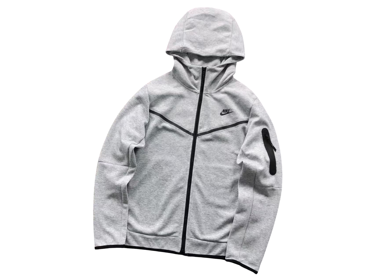 Nike Tech Fleece 2024 Zip Hoodie - (GREY)