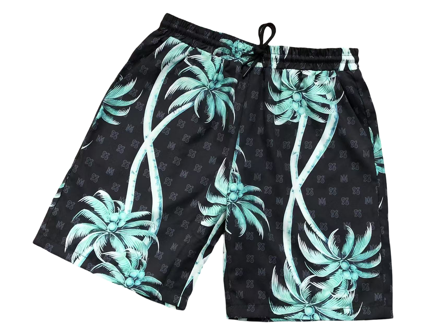 AMIRI Palm Tree Short Set - (BLACK)