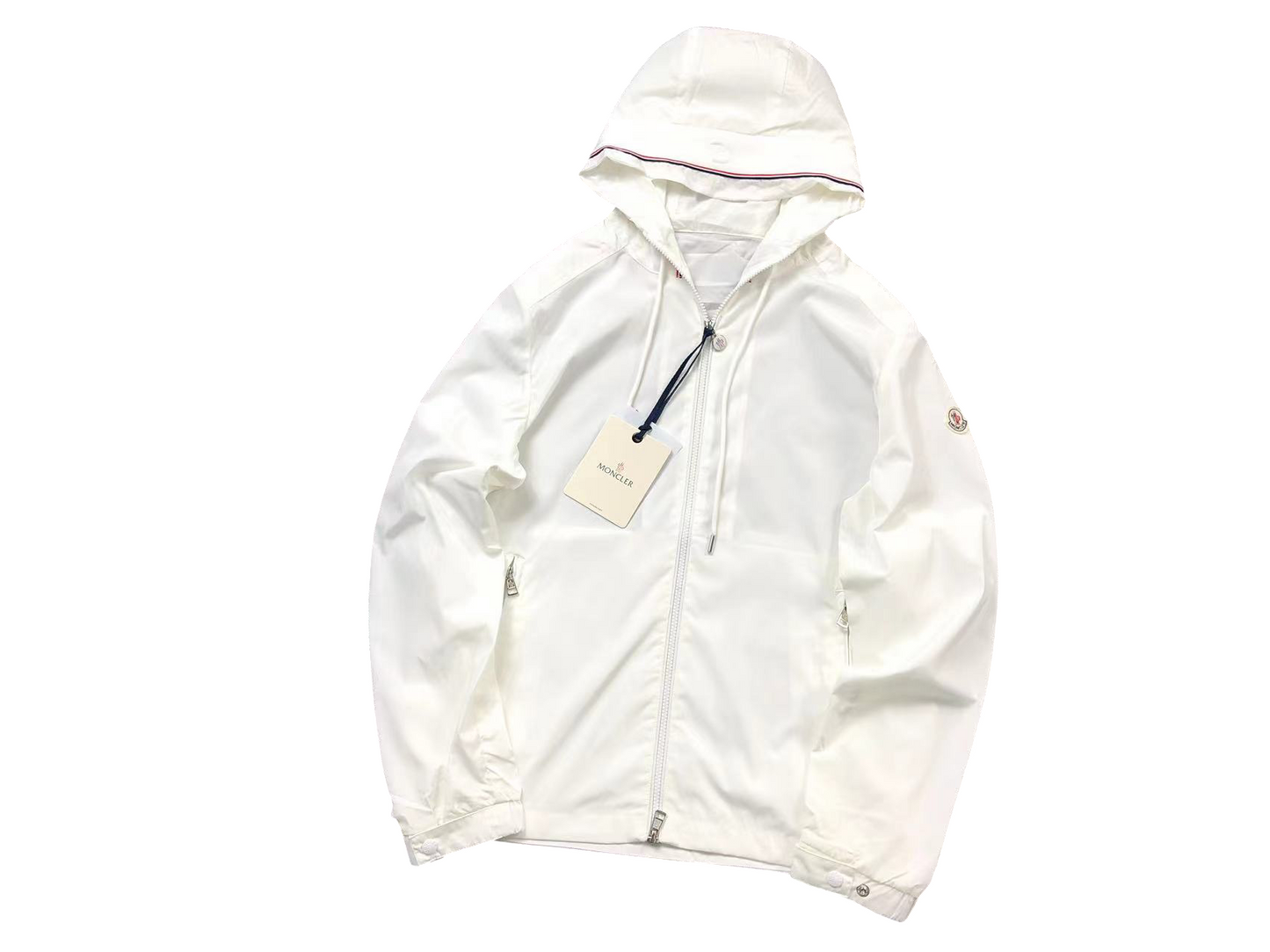 Moncler Classic Windbreaker - (WHITE)