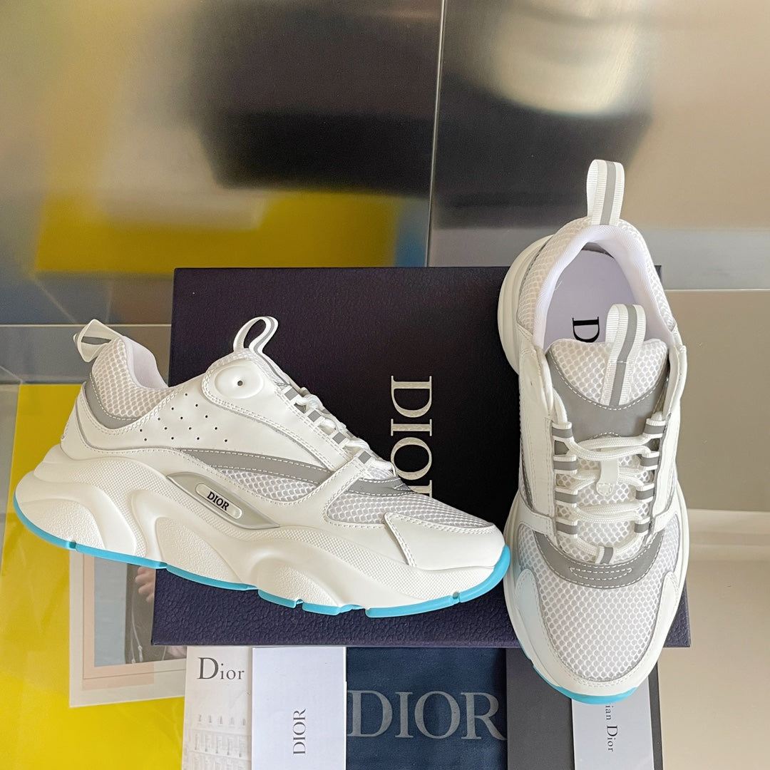 Dior B22 White/Cyan