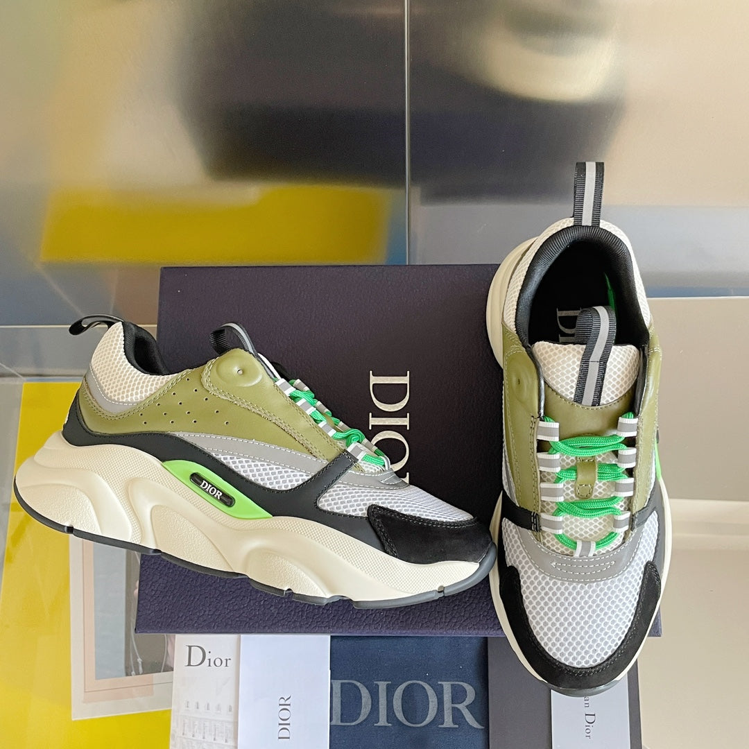 Dior B22 Green Sage/White/Black