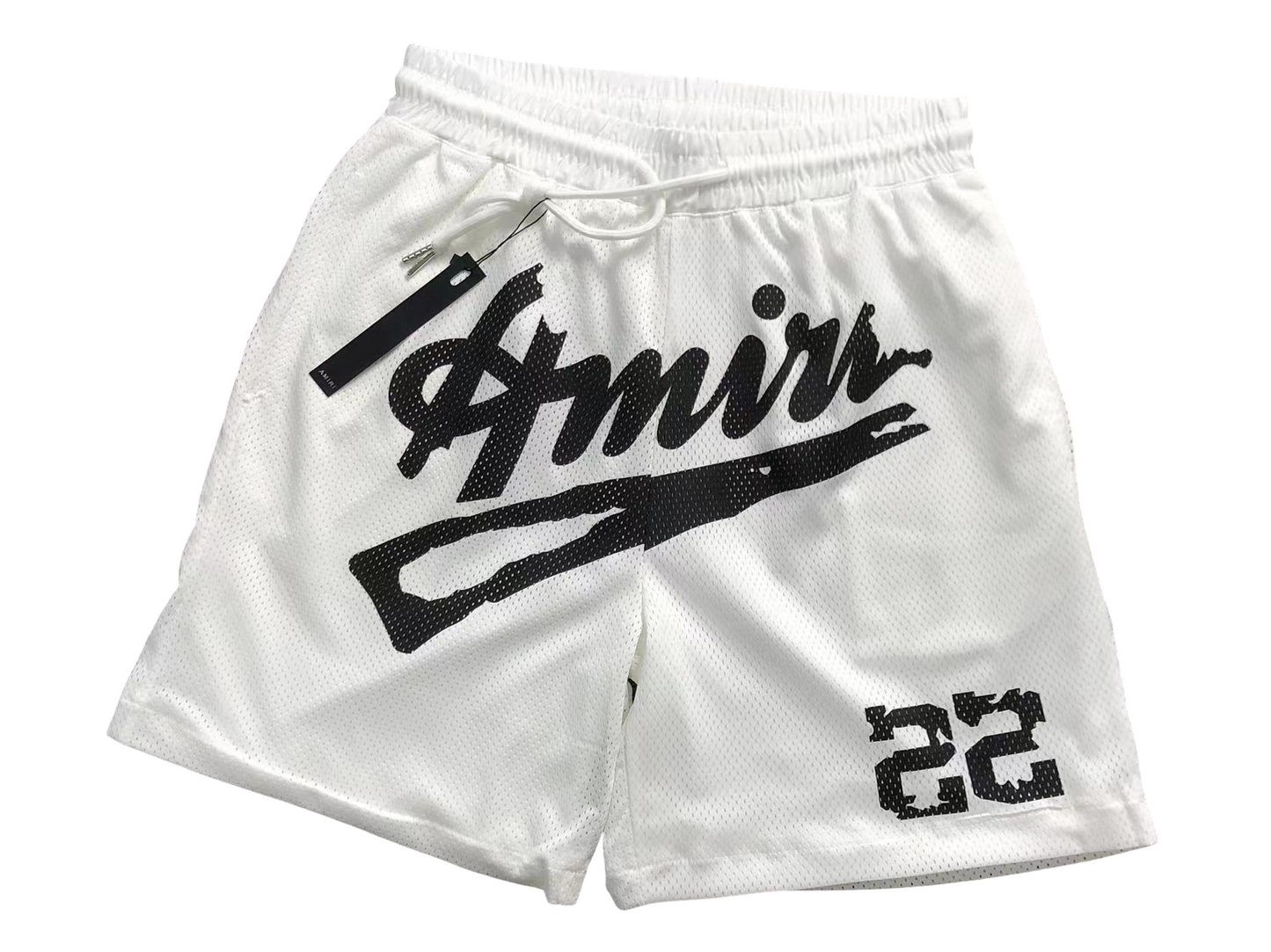 AMIRI Basketball 22 Short Set - (WHITE)