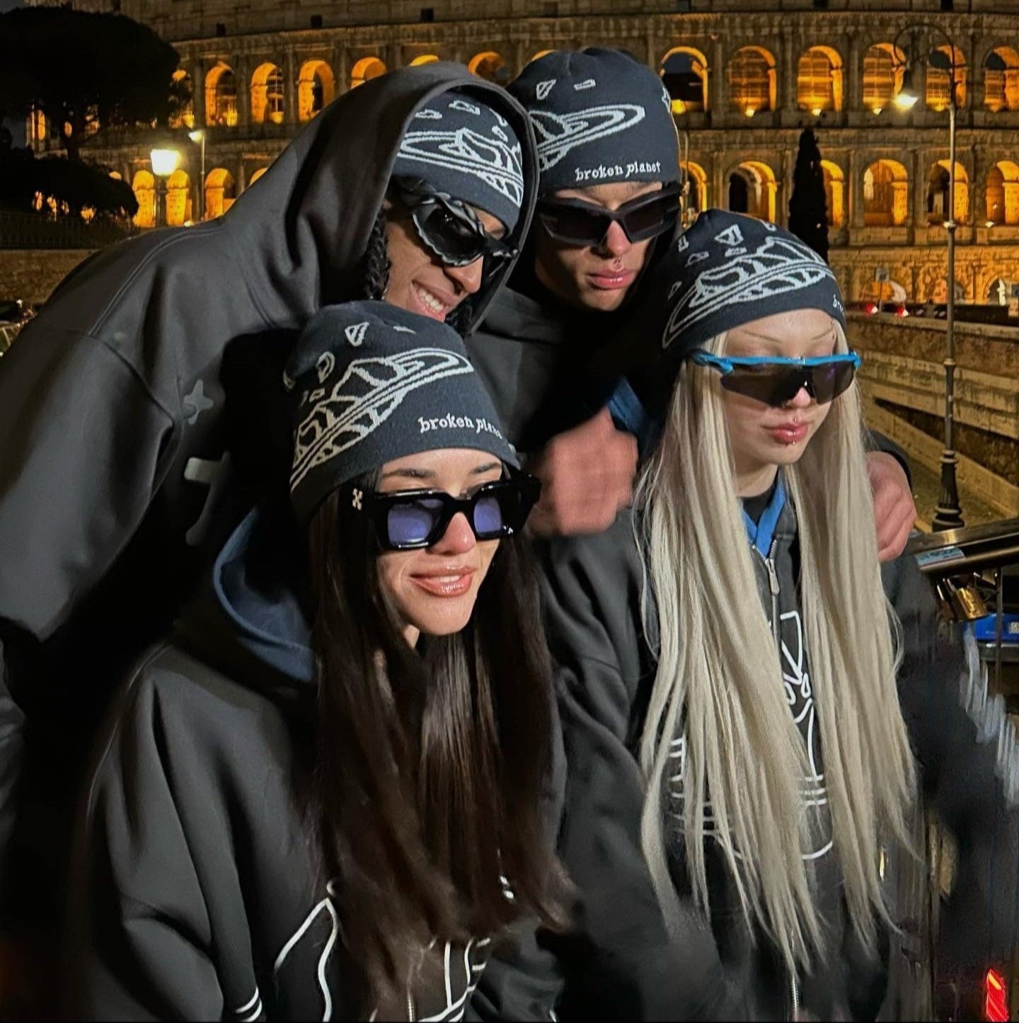 Broken Planet Outer Space Beanie - (BLUE)