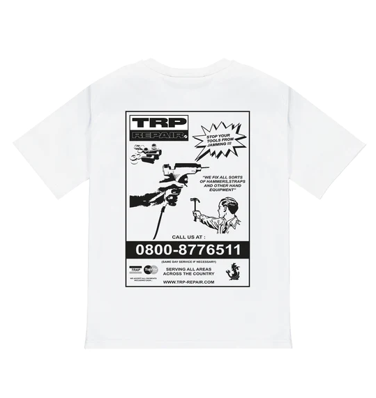 Trapstar Don't Jam Tee - (WHITE)