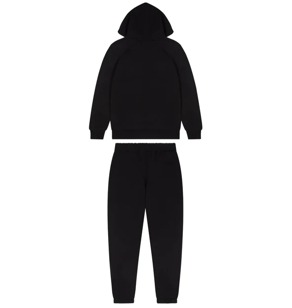 Trapstar Chenille Decoded 2.0 Hoodie Tracksuit - (BLACK/ICE BLUE)