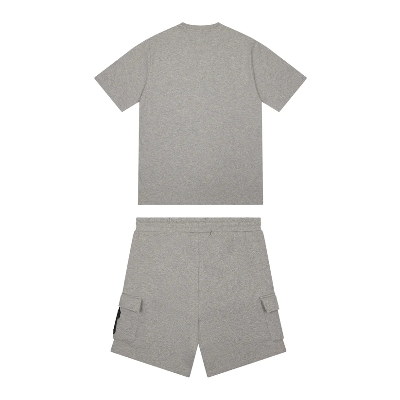 Trapstar Irongate T Tech Zip/T-Shirt - (GREY)