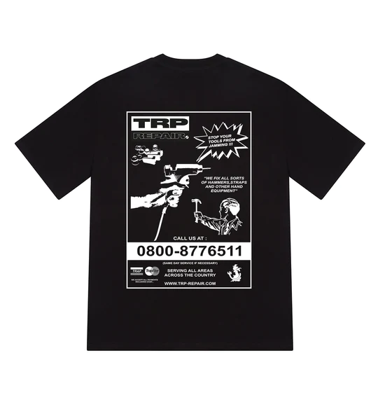 Trapstar Don't Jam Tee - (BLACK)