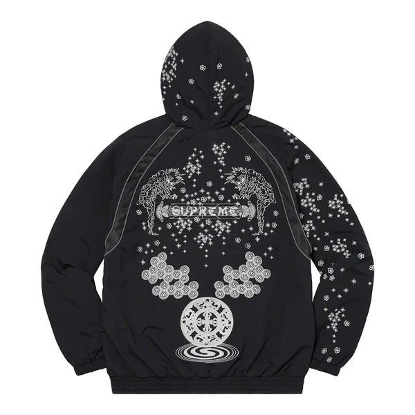 Supreme AOI Glow-In-The-Dark Shell Suit Jacket - (BLACK)