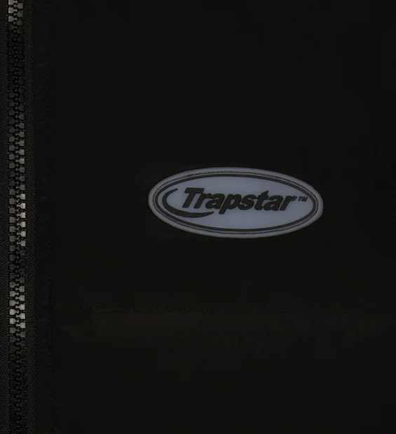 Trapstar Hyperdrive Detachable Hooded Puffer Jacket - (TRIPLE BLACK)