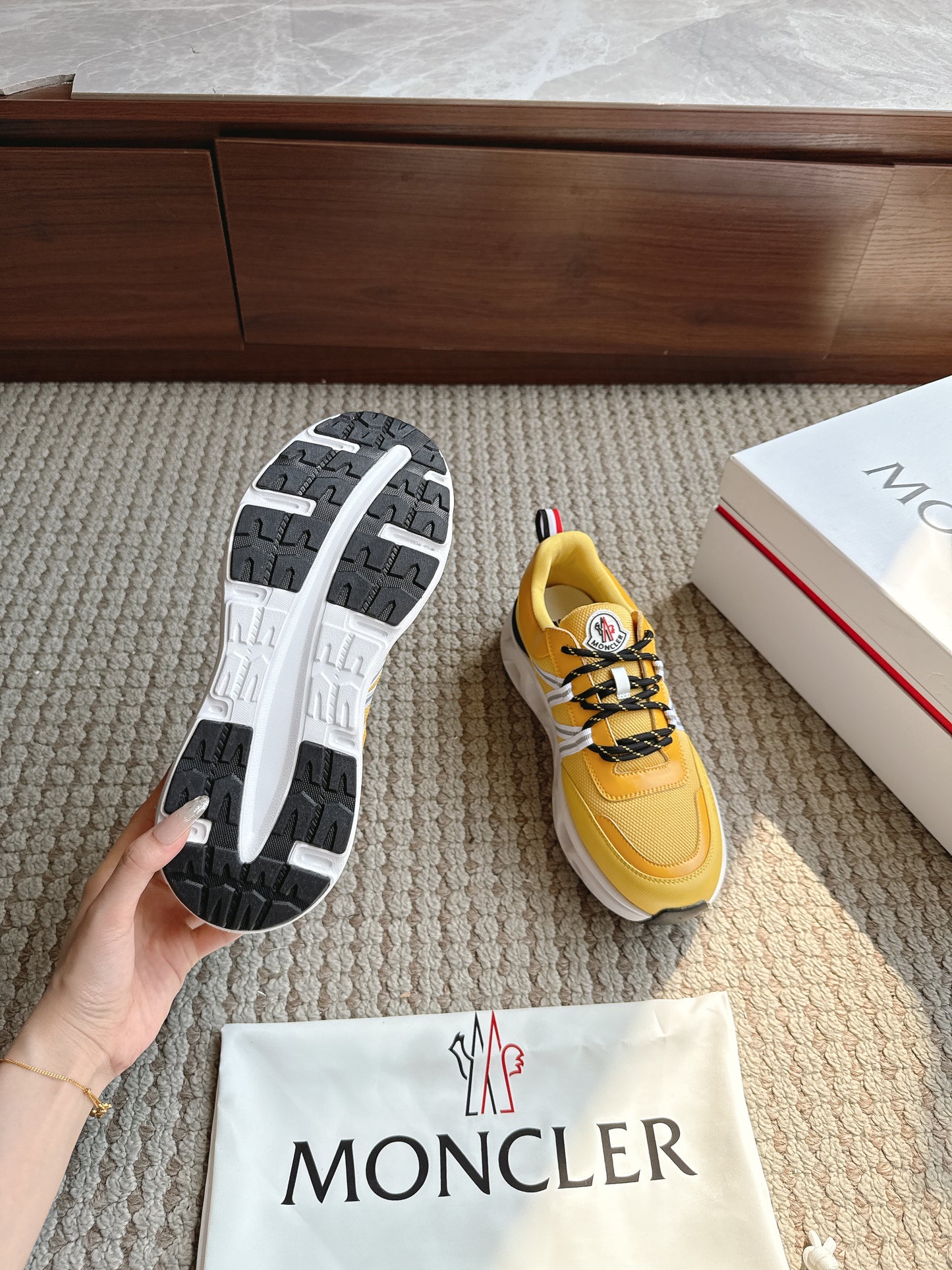 Moncler Trevor Scarpa Yellow