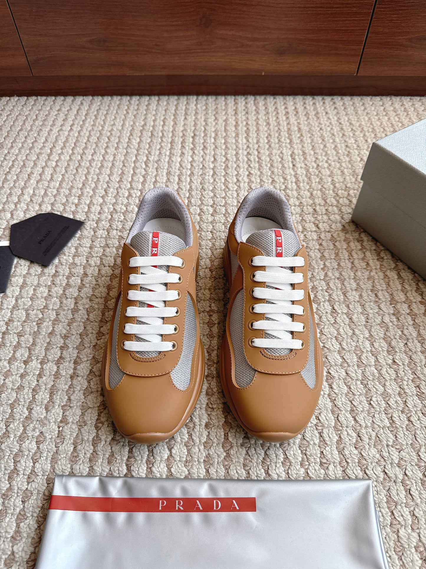 Prada America's Cup Brown Grey