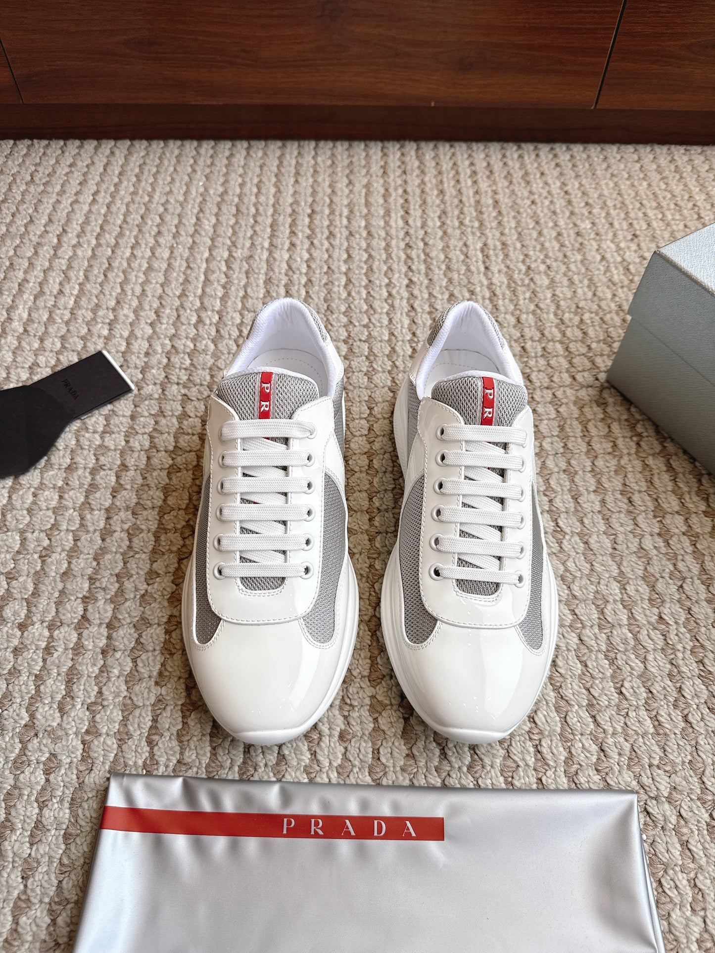 Prada America's Cup White Grey