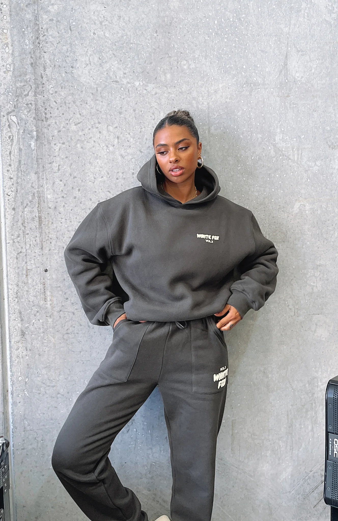 White Fox Offstage Tracksuit - (SHADOW)