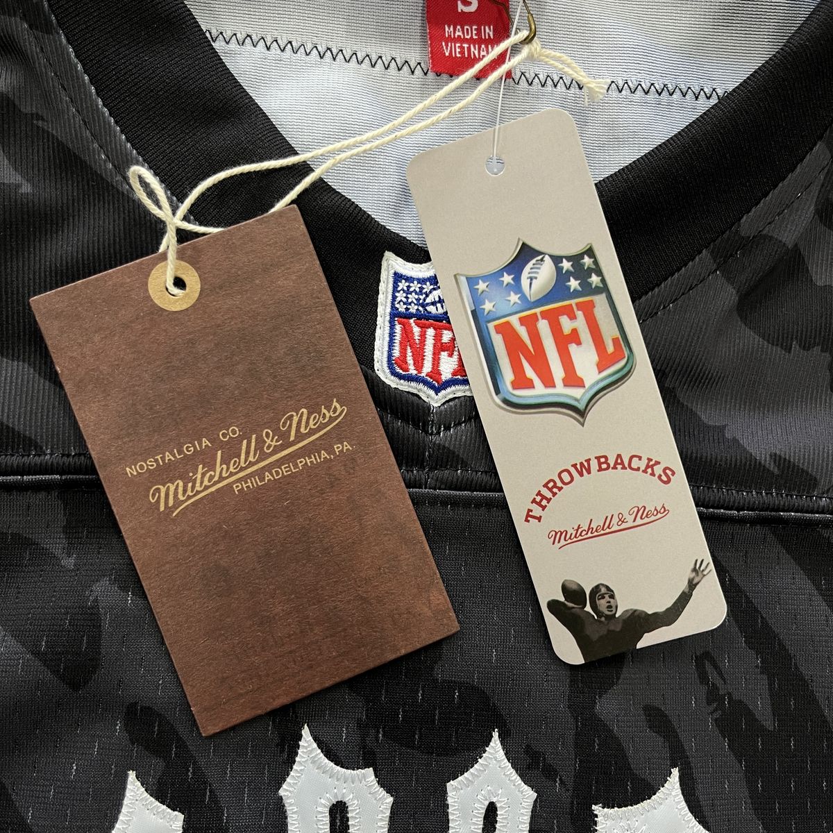 Trapstar x NFL Football Jersey - (BLACK)
