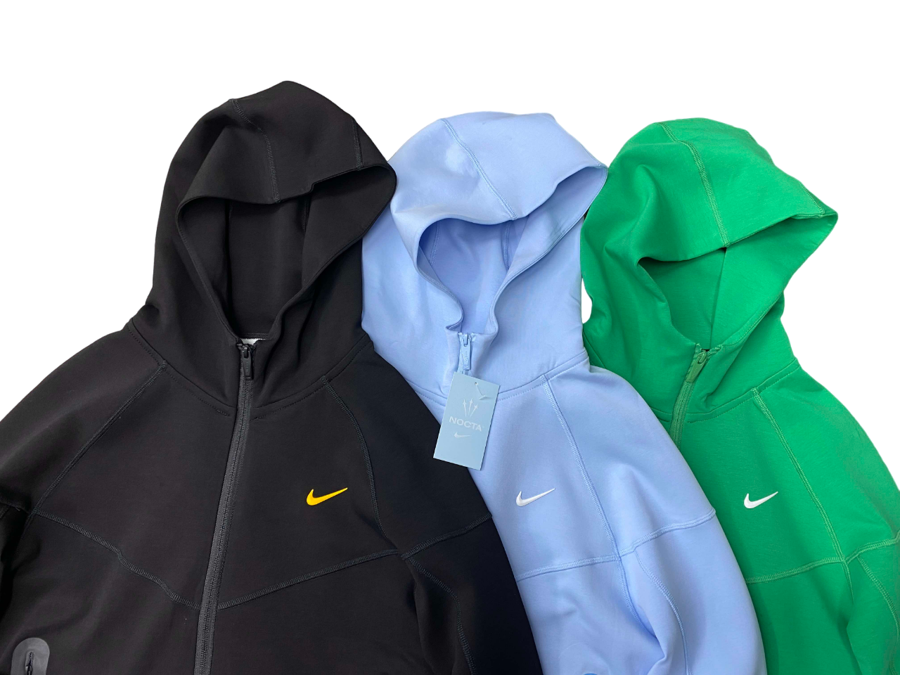 NOCTA Tech Fleece Zip Hoodie - (BLACK)