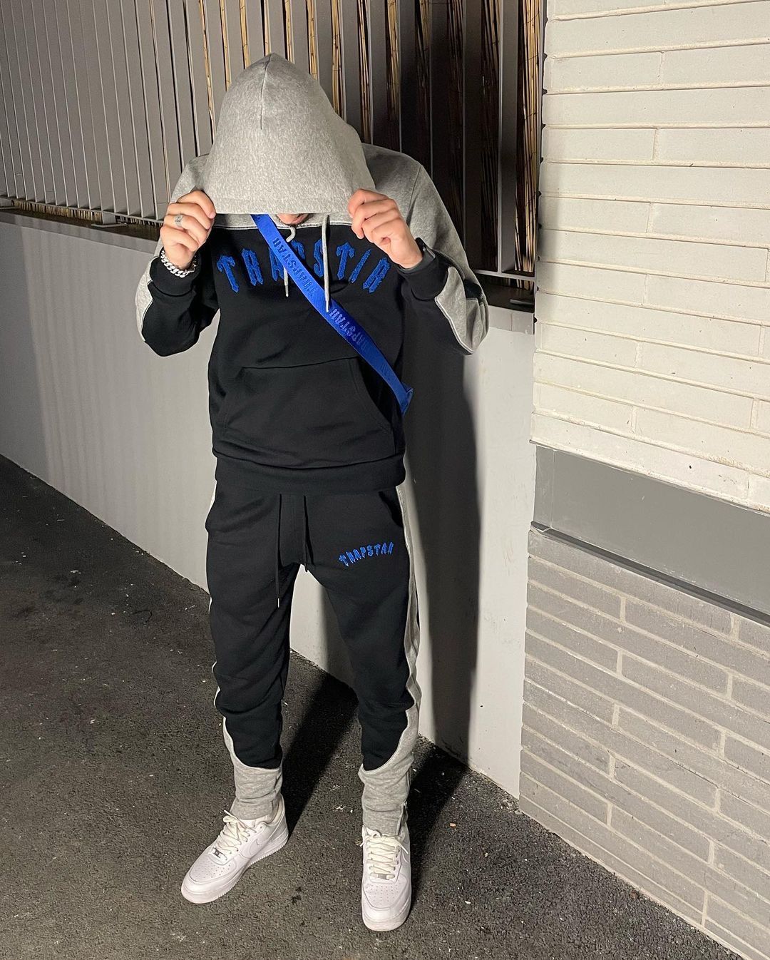 Trapstar Irongate Arch Tracksuit - (BLACK/BLUE/GREY)