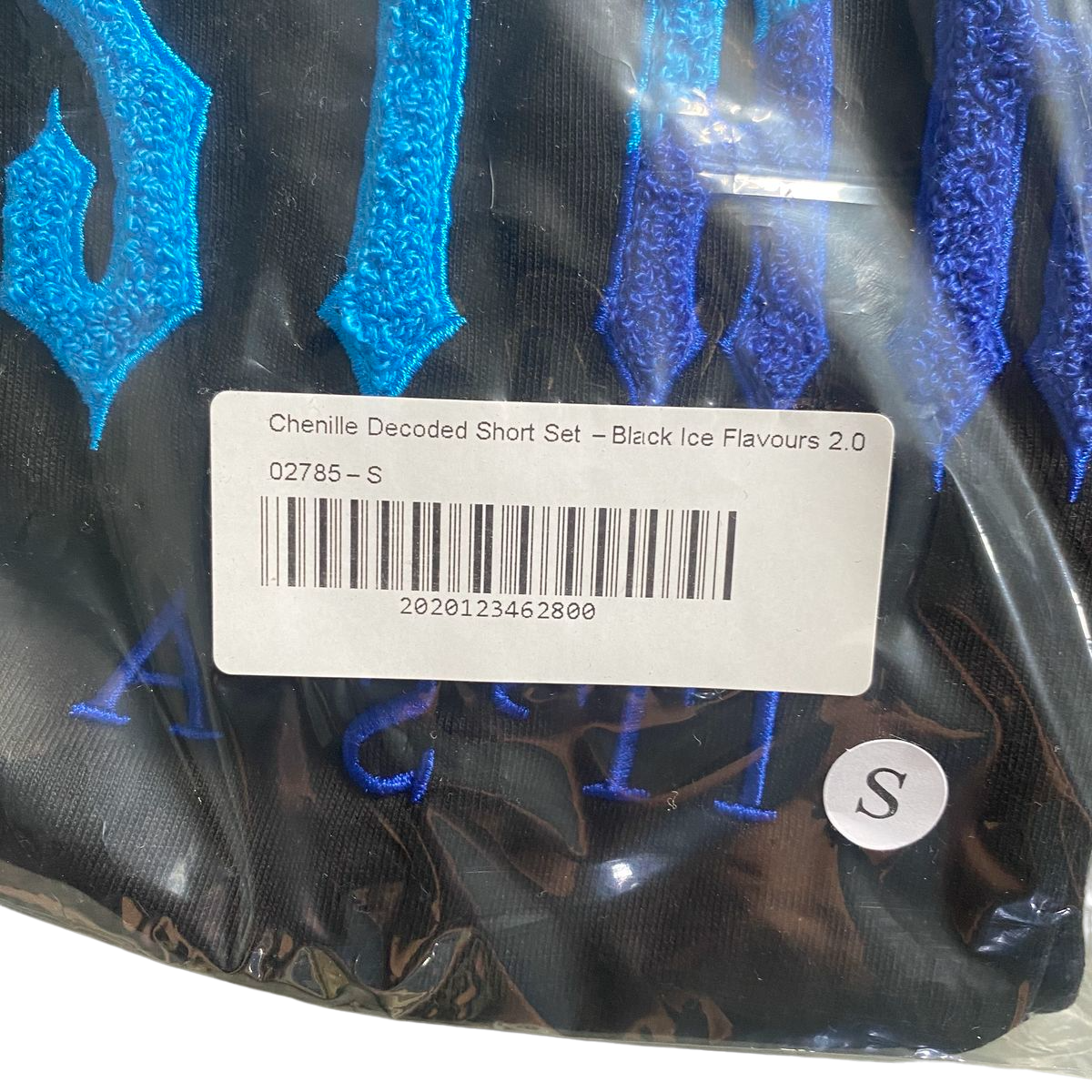 Trapstar Chenille Decoded Short Set - (BLACK ICE FLAVOURS 2.0)