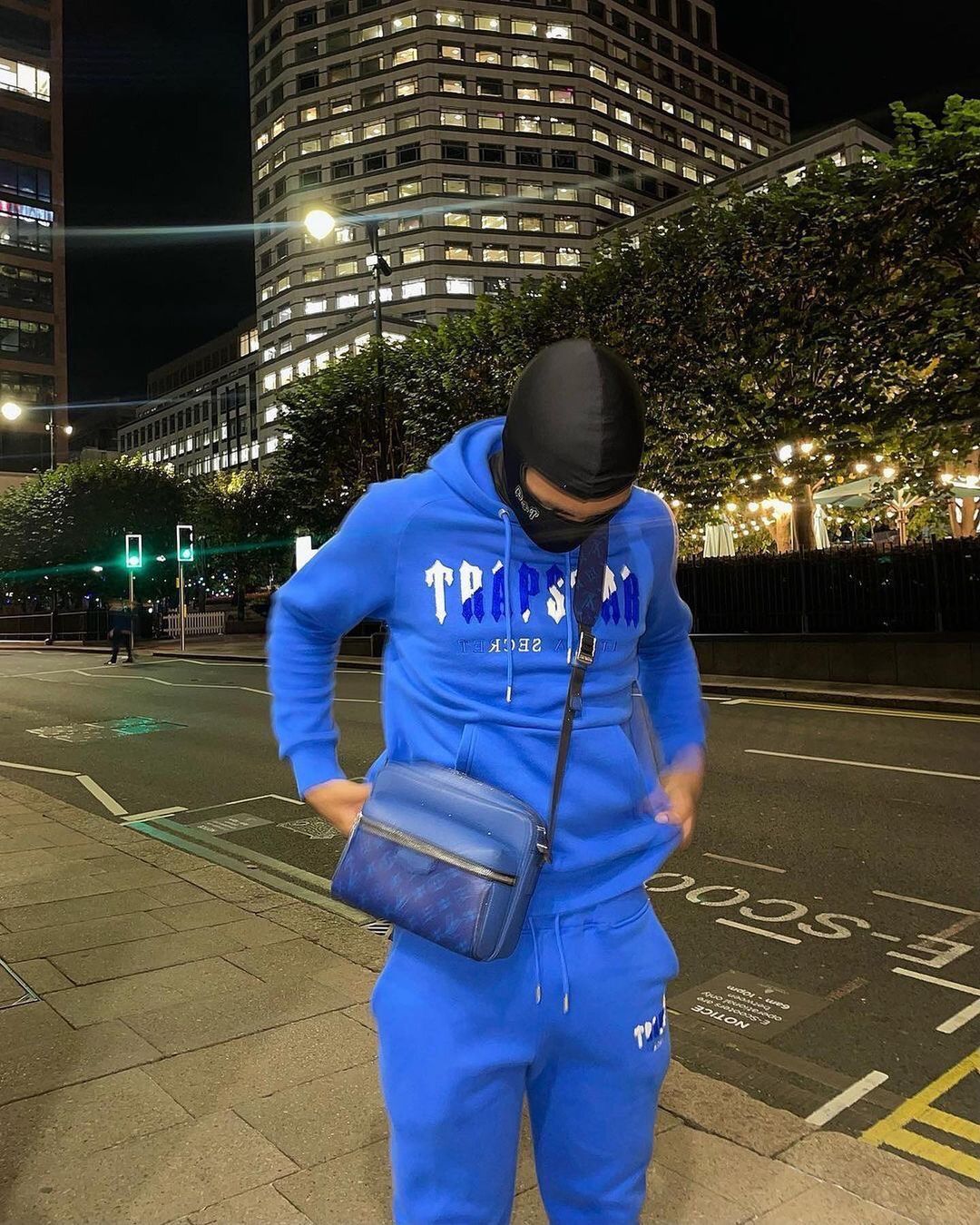 Trapstar Chenille Decoded Hoodie Tracksuit - (DAZZLING BLUE)