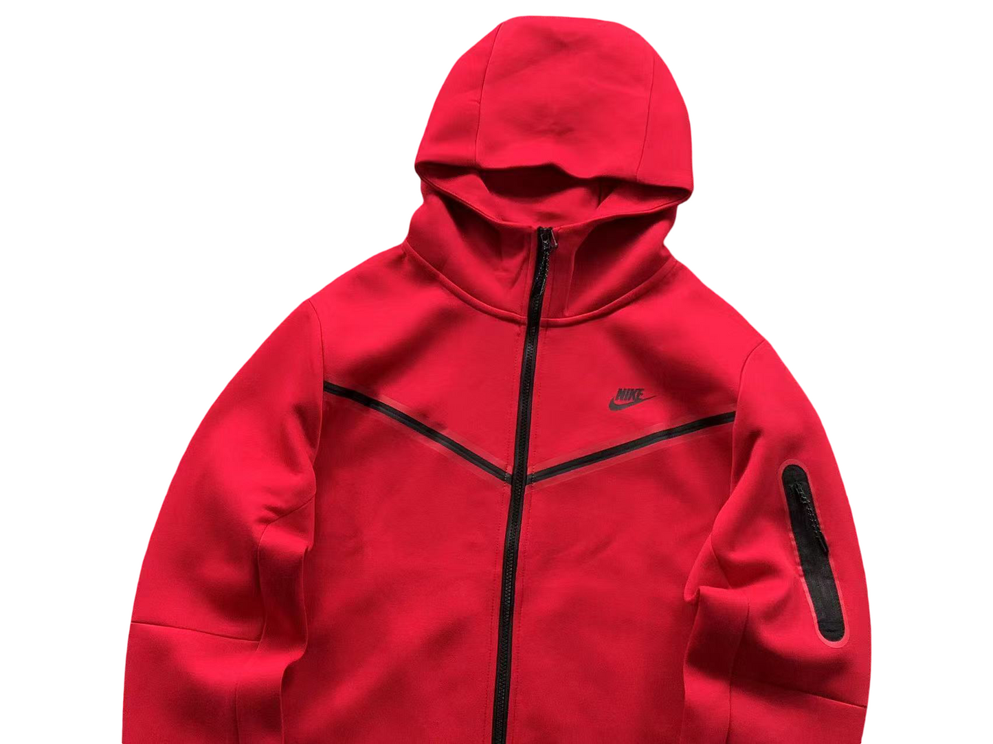 Nike Tech Fleece 2024 Zip Hoodie - (RED)