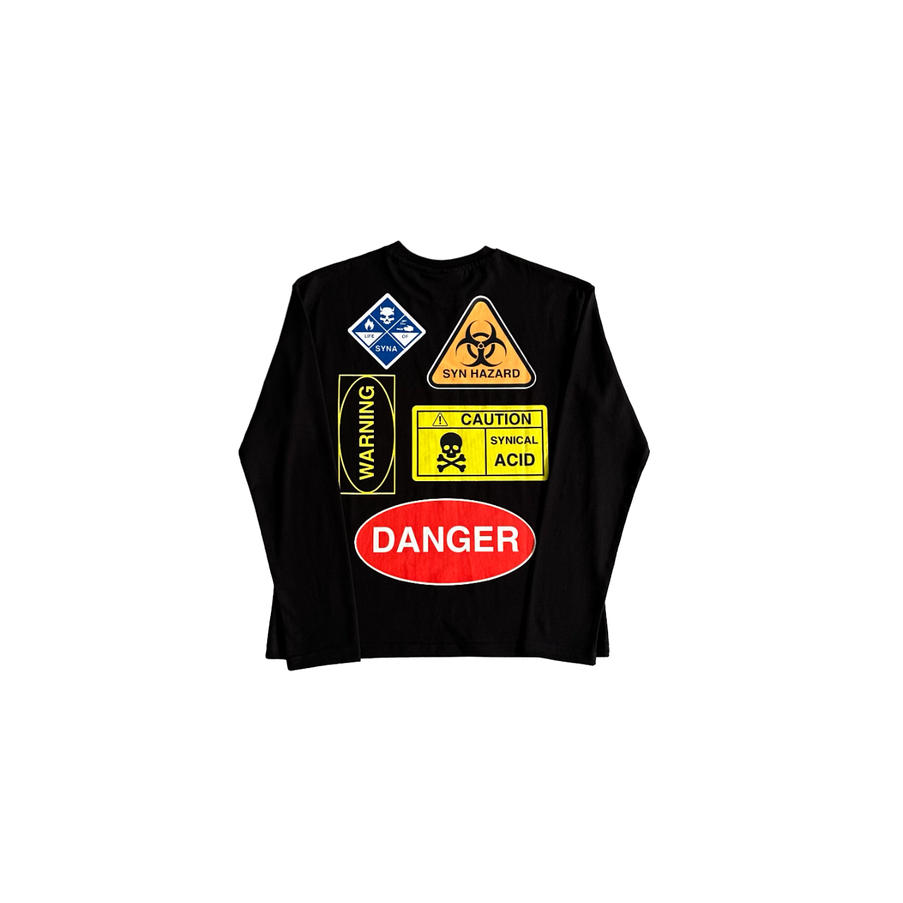 Syna World Danger Longsleeve - (BLACK)