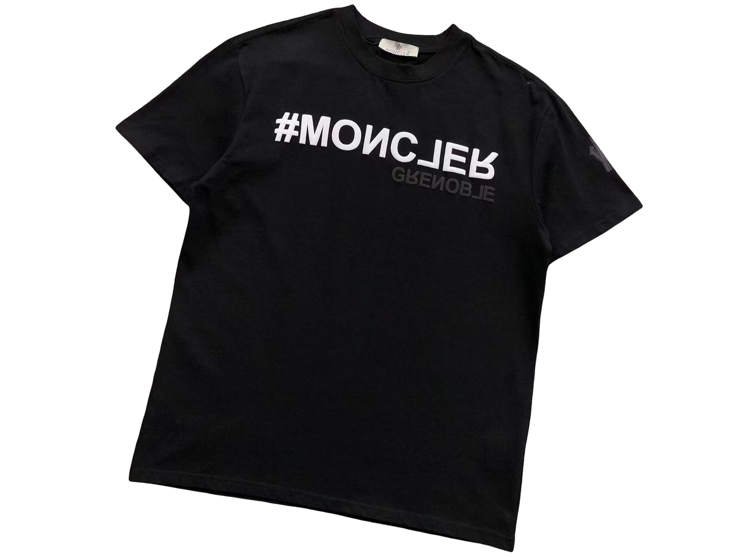 Moncler Reverse Tee - (BLACK)