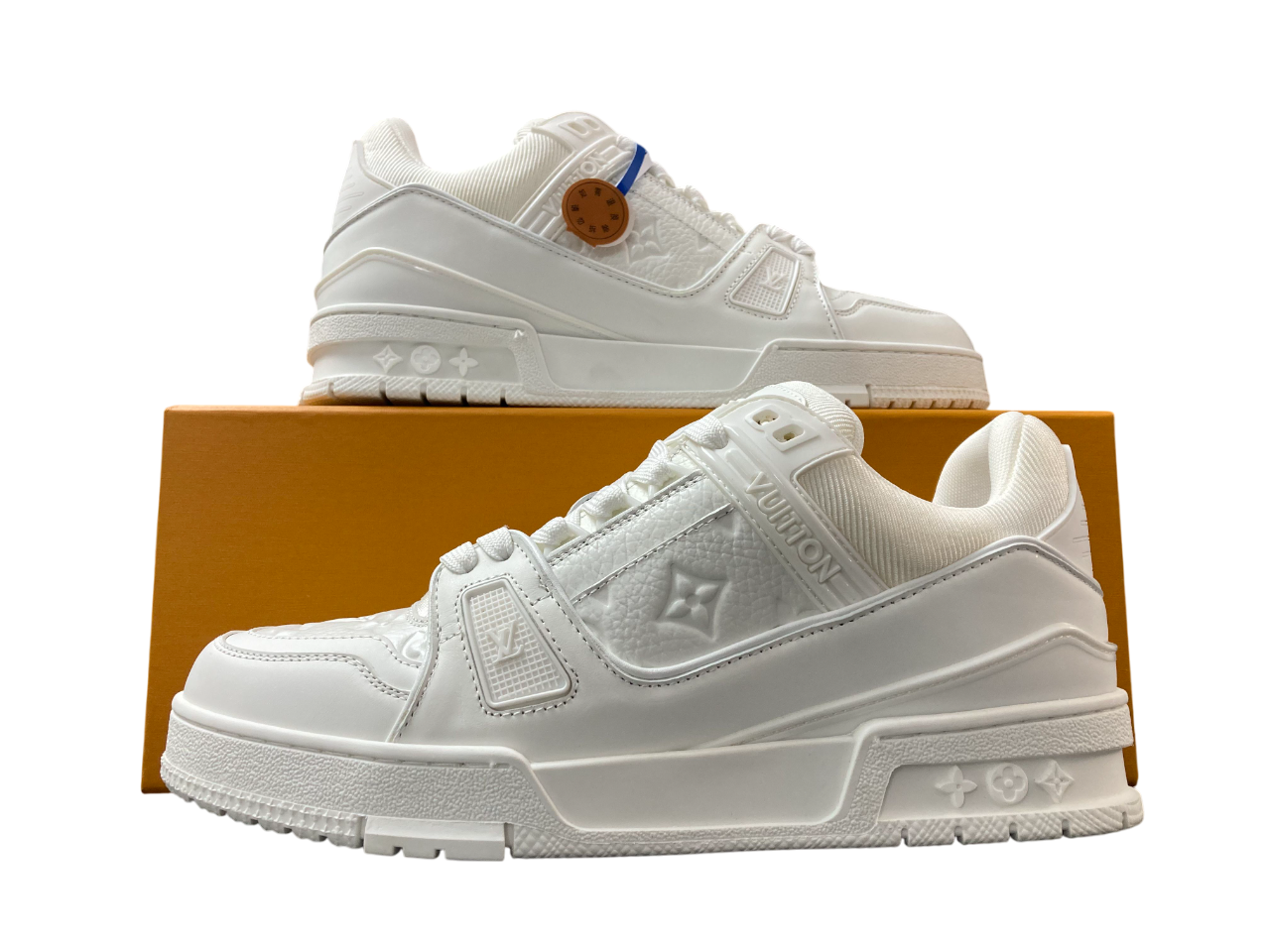 LV Trainer Monogram - (WHITE)