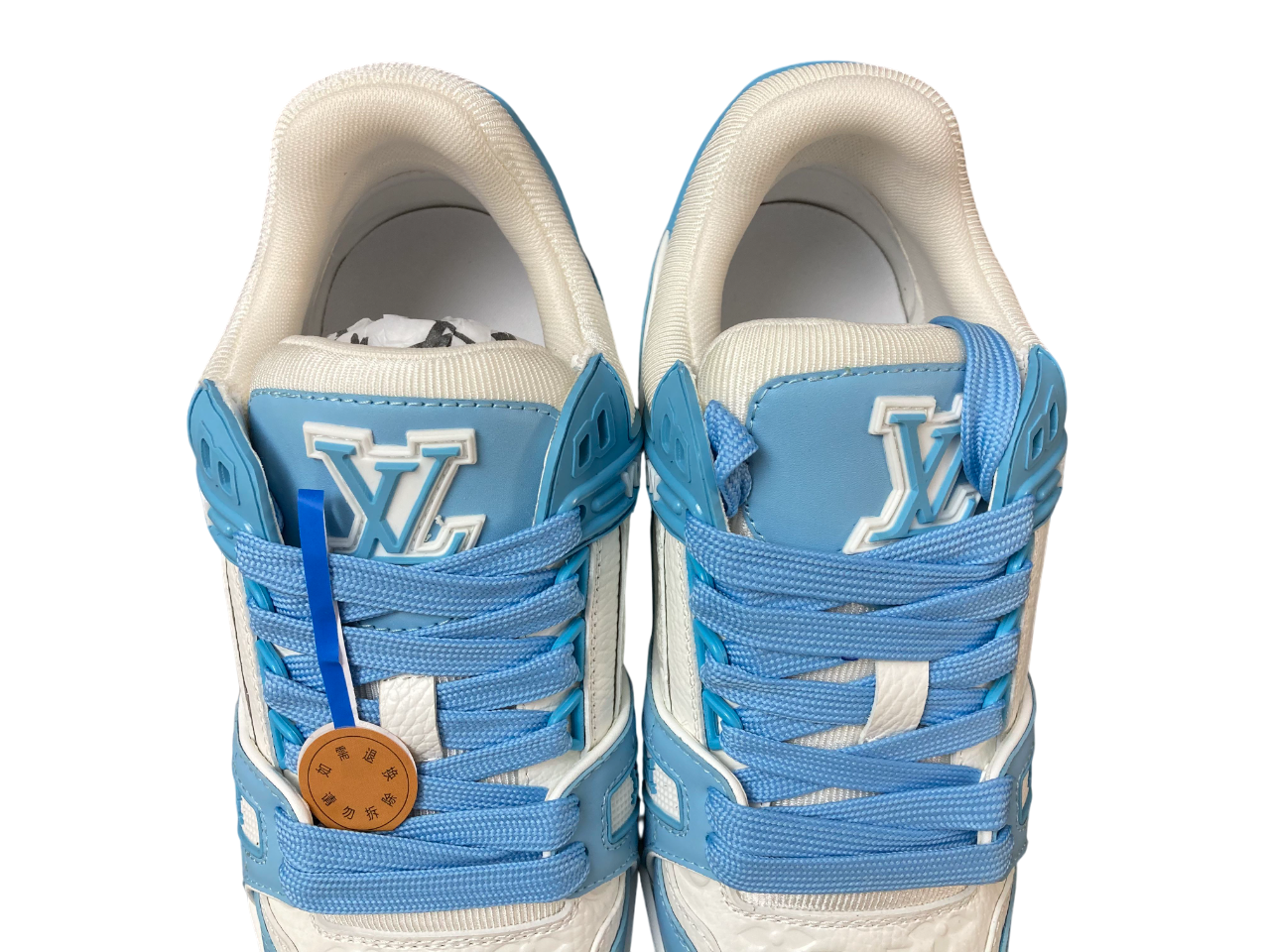 LV Trainer Monogram - (WHITE/BLUE)