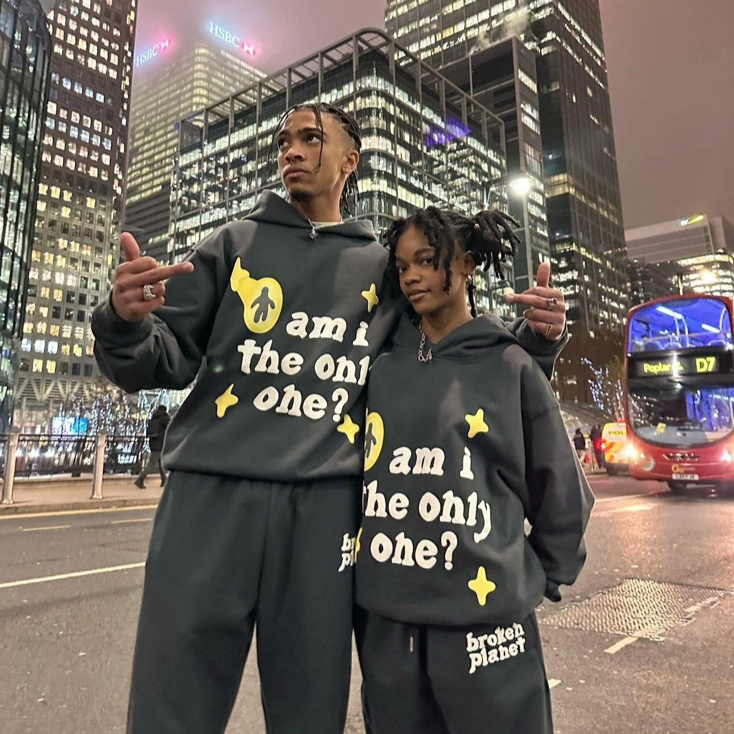 Broken Planet Classic Jogging - (BLACK)